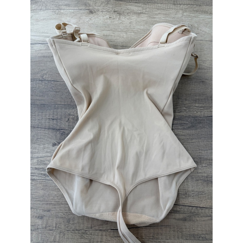 Wolford 535806M Nude Shapewear Bodysuit Molded Underwire Cup D Size S - Picture 2 of 7